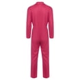 thumbnail image 4 of Runhomal Men's Long Sleeve Coveralls Dustproof Durable Button Up Work Overalls Jumpsuits Workwear Hot Pink XL, 4 of 5