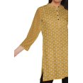thumbnail image 4 of Moomaya Kurtis Courtes à Col Montant en Poly-Crêpe pour Femmes, Haut de Robe Imprimé, 4 of 5