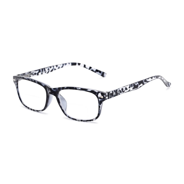Readers.com Reading Glasses: The Williamsburg Bifocal square Style for Men and Women