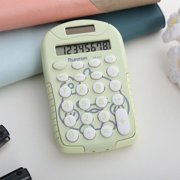 Portable 8 Digit Calculator, Basic Desktop Calculator with Large LCD Display, Battery Powered Standard Calculator for Office Home Use, Compact Digital Calculator for Everyday Math Tasks