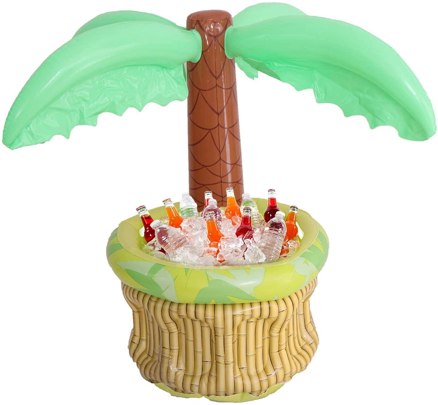 25 Inch Inflatable Palm Tree Coolers Drink Cooler Tropical Hawaiian