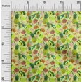 thumbnail image 2 of oneOone Cotton Flex Lime Fabric Tropical Craft Projects Decor Fabric Printed By The Yard 40 Inch Wide, 2 of 5