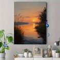 thumbnail image 4 of Qisvanset Abstract Sunset Beach Canvas Print 12x16 Inch Apartment Decor, 4 of 8
