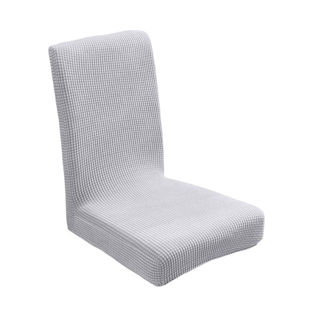 SLYNSHome Clearance Stretch Chair Covers for Dining Room Parsons Chair Slipcover Soft Removable Washable Chair Cover for Restaurant,Kitchen - Light Gray