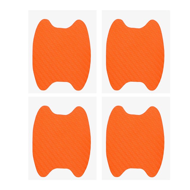 4Pcs/set Universal Carbon Fiber Auto Door Handle Film Car anti Sticker Car Handle Anti Scratch Sticker Protector Films