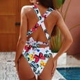 thumbnail image 4 of BEFOKA Maillot de Bain d'Été pour Femmes en Liquidation, Robe Bikini de Mode pour Femmes Aguichant à Dos Ouvert à Haute Élasticité, 4 of 4