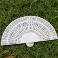 thumbnail image 1 of Agiferg Wedding Hand Fragrant Party Carved Bamboo Folding Fan Chinese Style Wooden, 1 of 2