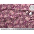 thumbnail image 2 of Soimoi Tissu en Coton Canard Feuilles & Roses Imprimé Floral 1 Yard 42 Pouces de Large, 2 of 3