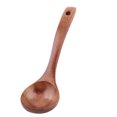 thumbnail image 1 of Unique Bargains Home Wood Hanging Hole Design Cooking Porridge Soup Hot Pot Spoon Ladle Brown, 1 of 4