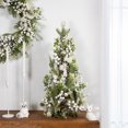 thumbnail image 2 of Northlight Glittered Berries and Pine Artificial Cone Christmas Tree - 27", 2 of 6