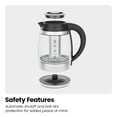 thumbnail image 3 of Chefman 1.8L Electric Kettle w/ Tea Infuser – Stainless Steel, New, 3 of 9