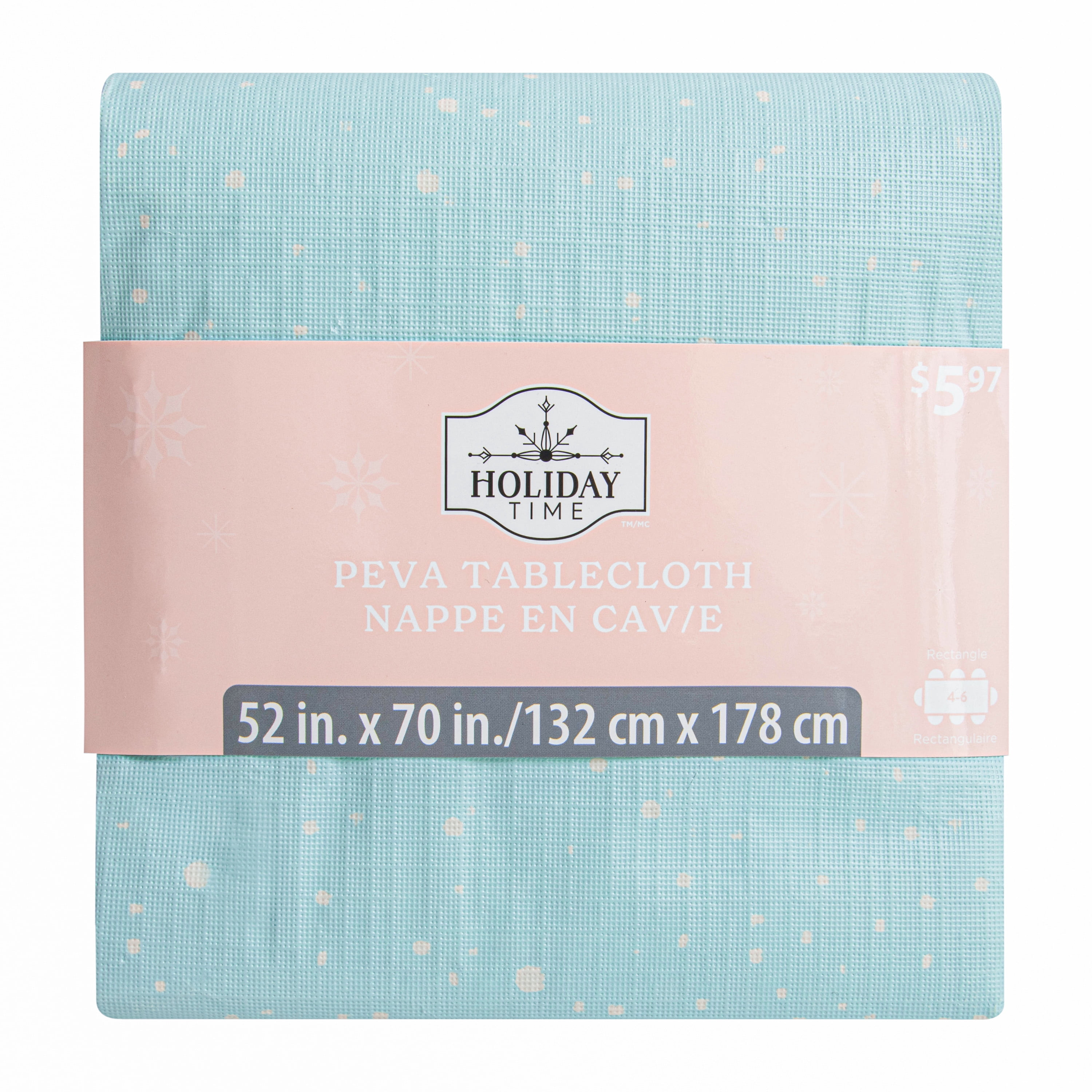 Holiday Time Maison De Noel Collection Nappe En Peva