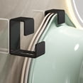 thumbnail image 1 of Pcs Basin Rack Bathroom Wall Hooks Bathroom Towel Rack Coat Hooks Wall Mounted Robe Hooks Metal Clothes -Mounted Storage Bracket Hanging Basin Stainless 10ML, 1 of 1