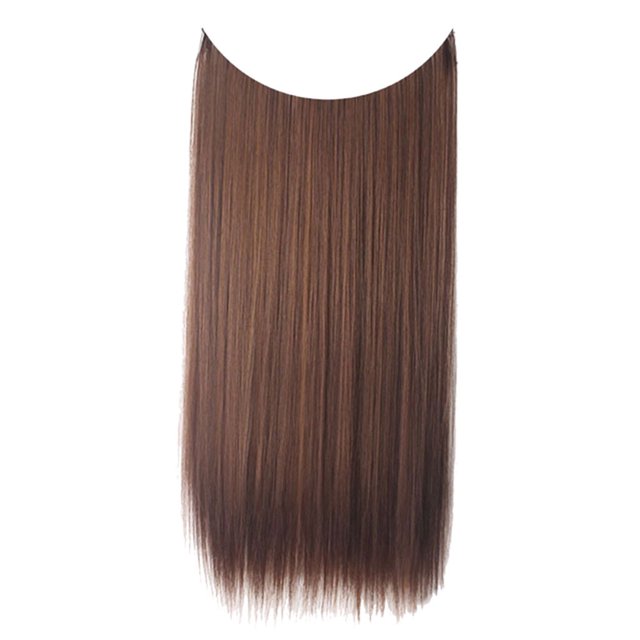 Fridja Rallonges de Cheveux Épaisses à Clip, Boucles Lisses, Postiche pour Tête Complète à Clip