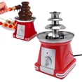 thumbnail image 1 of 3 Tier Mini Chocolate Fountain Machine, Electric Chocolate Fondue Fountain Machine, Chocolate Melting Machine for Melting Cheese, Candy and Liqueur for Birthday, Party, Wedding, 1 of 7