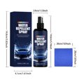 thumbnail image 3 of EGNMCR 100ml Car Glass Water Repellent Spray Kit With Microfiber Cloth Windshield - Waterproof Coating Agent Clear Auto Window Rain Repellent Cleaner window defogge, 3 of 9