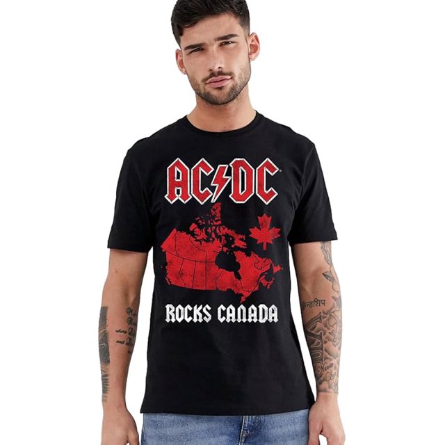 ACDC Canada T-Shirt Noir 2X-Grand