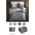 thumbnail image 2 of Grace Living Zymir Crushed Velvet Comforter Set - Channel Tufted, 2 of 5