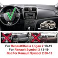thumbnail image 3 of Dashboard Cover for Dacia Renault Logan 2 2012-2019, 3 of 7