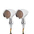 thumbnail image 2 of Wchiuoe Akozon 2pcs Turn Signal Lamp Brake Light Vintage Grille Universal For Motorcycle Modification, 2 of 8