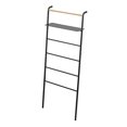 thumbnail image 1 of YAMAZAKI home Tower Leaning Ladder With Shelf Black, 1 of 5