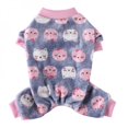 thumbnail image 1 of Pet Autumn Winter Costume Soft Comfortable Lovely One-piece Pants for Small Medium Dogs Multicolor L, 1 of 6
