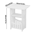 thumbnail image 3 of wycnly Storage Nightstand Bedroom Storage Cabinet Living Room Mini Table, 3 of 6