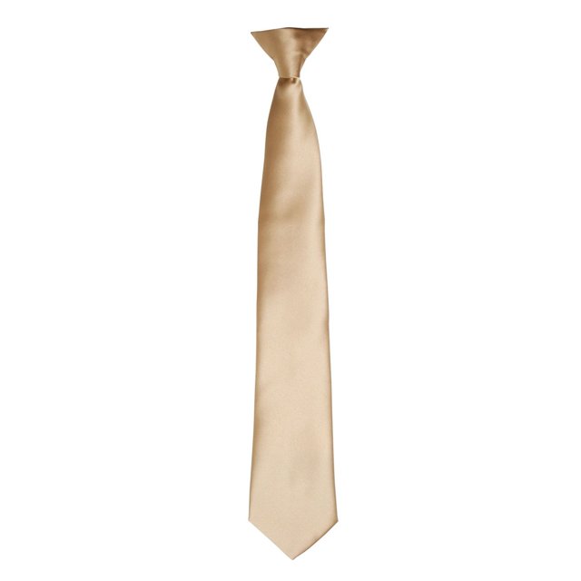 Premier Couleurs Cravate à Pince en Satin pour Hommes