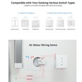 thumbnail image 2 of Wweixi WiFi Smart Switch Two Way Remote Control Voice Assistant Module Portable Home Apartment Office Window Shade Controller As shown DUALR3 Switch, 2 of 6
