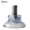 thumbnail image 3 of Accessories Suction Hooks Suction Cups Thumb Screw Pad Suckers Plastic 10 Pcs, 3 of 7