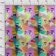 thumbnail image 3 of oneOone Cotton Flex Pink Fabric Abstracts Craft Projects Decor Fabric Printed By The Yard 40 Inch Wide, 3 of 5