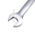 thumbnail image 4 of Unique Bargains 1" Ratcheting Combination Wrench SAE 72 Teeth 12 Point Ratchet Box Ended Spanner Tools, Cr-V., 4 of 5