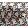 thumbnail image 4 of oneOone Viscose Chiffon Fabric Spiral & Floral Block Printed Craft Fabric BTY 42 Inch Wide, 4 of 4
