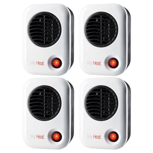 Lasko 101 MyHeat 200W Portable Electric Ceramic Space Heater (4 Pack)