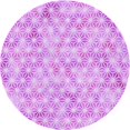 thumbnail image 1 of Ahgly Company Machine Washable Indoor Round Transitional Blossom Pink Area Rugs, 7' Round, 1 of 7