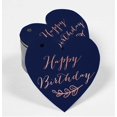thumbnail image 2 of Inkdotpot Rose Gold Foil Paper Hang Tag Happy Birthday Favor Tag 50 Pieces, 2 of 6
