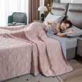 thumbnail image 1 of RXIRUCGD Double Bedding Quilt - Blue And Purple Double Bedding Quilt Suitable For All Seasons Soft Cover Quilt, 1 of 9