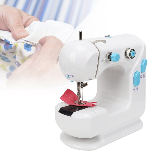 9Pcs Sewing Equipment Set, Sewing Machine, Portable Electric Sewing Machine Embroidery Tool Sewing Supplies Sewing Tool Mini Sewing Machine, Lightweight For Home For Clothing