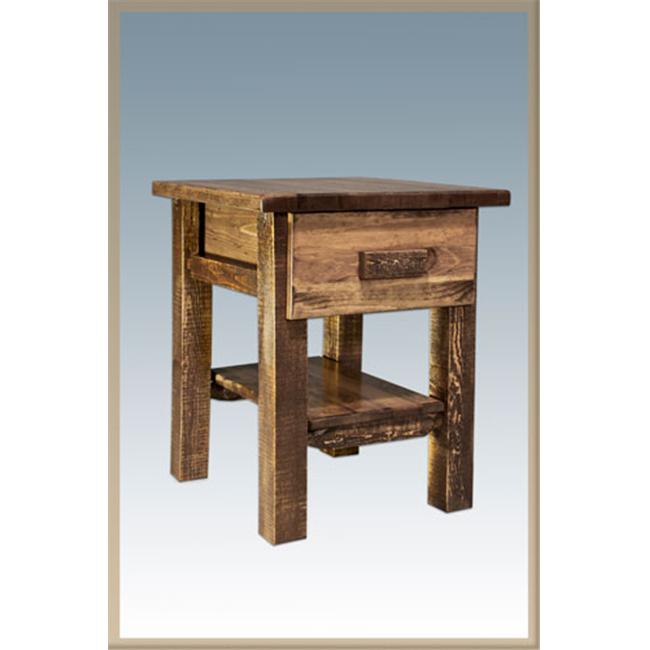 Montana Woodworks MWHCNDSL Homestead Table de Chevet avec Tiroir - Teintée et Laquée
