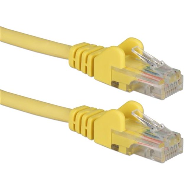 7 ft. CAT6 Gigabit Flexible Molded Yellow Patch Cord