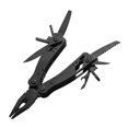 thumbnail image 4 of Black Multi Purpose Stainless Steel Pliers Screwdriver Bit Retractable Knife Outdoor Mini Folding Plier, 4 of 14