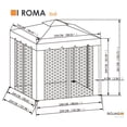 thumbnail image 3 of Sojag Roma Sun Shelter, 3 of 7