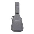 thumbnail image 3 of MERIGLARE Acoustic Guitar Bag with Pockets Backpack Adjustable Shoulder Strap for Bass Gray, 3 of 9