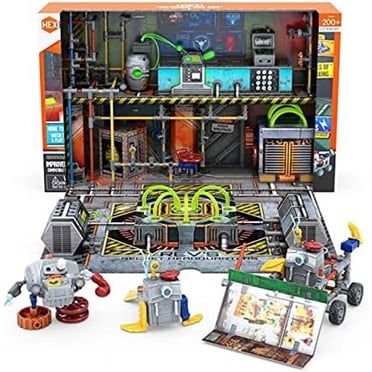430-7798 - HEXBUG JUNKBOTS REVS SECRET HEADQUARTERS KIT 200+ Pcs/Ensemble