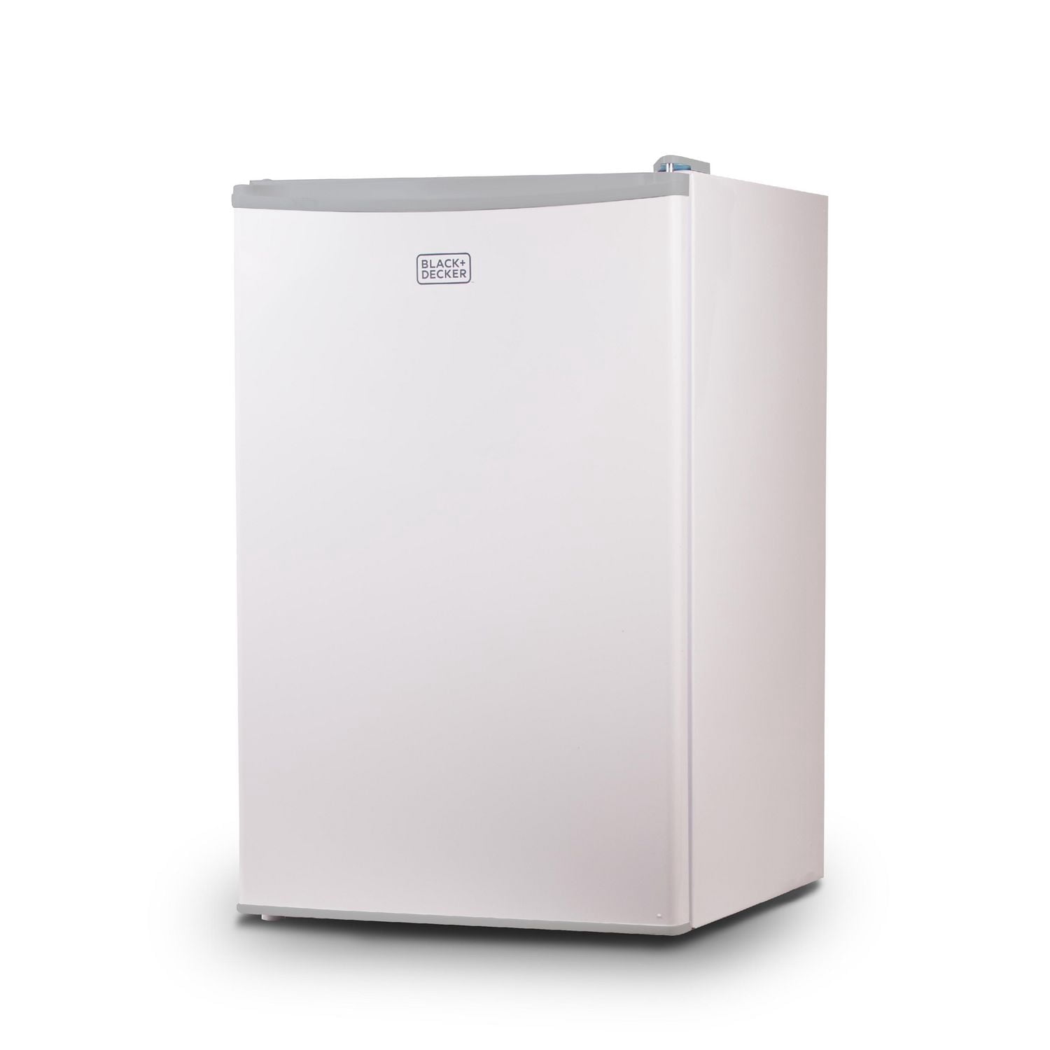 Black + Decker BCRK43W Compact Refrigerator Energy Star Single Door Mini Fridge with Freezer, 4.3 Cubic Ft., White