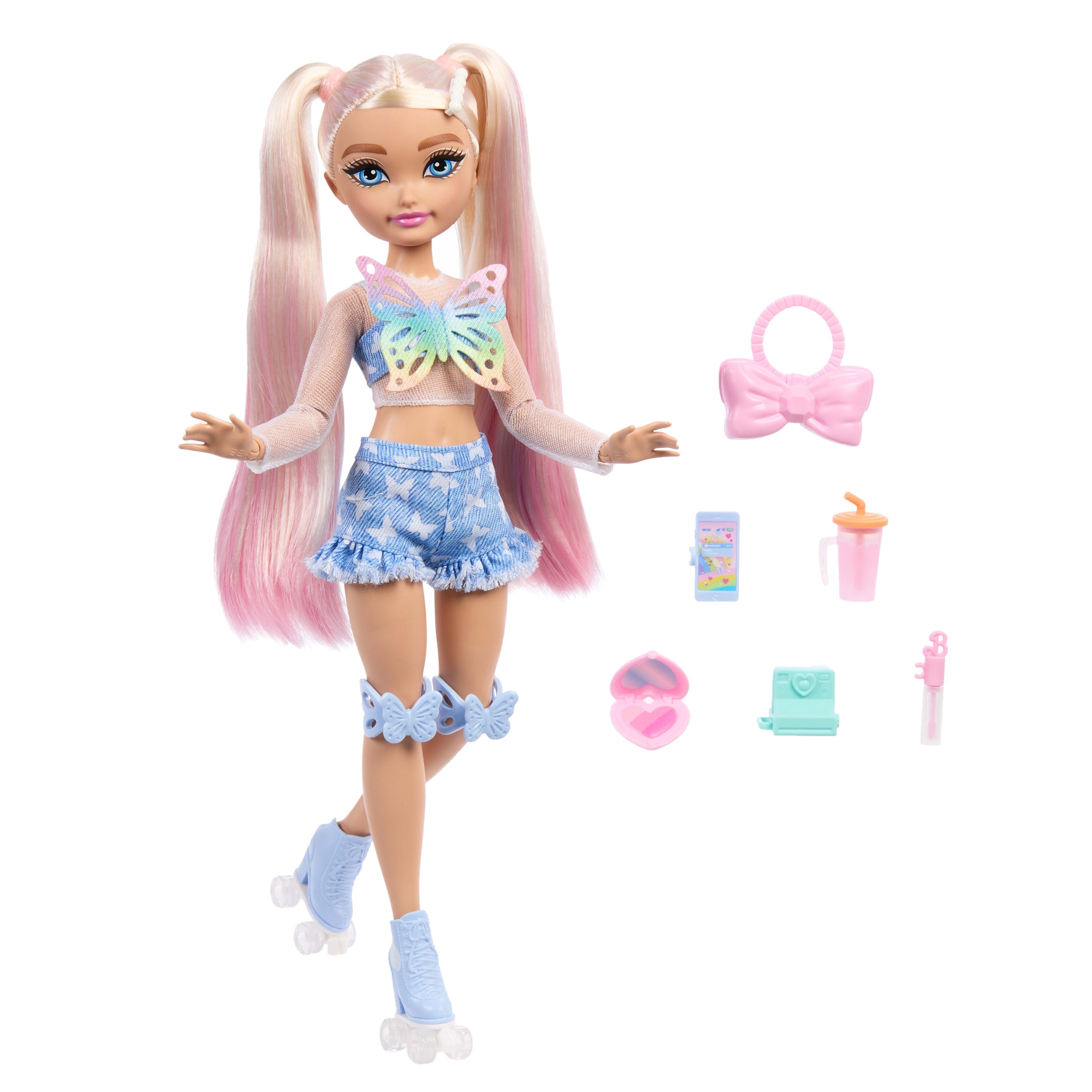 Barbie Équipe de Rêve Poupée Barbie Malibu Patins à roulettes