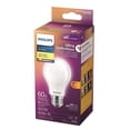 thumbnail image 4 of Philips LED Ultra Definition 60W A19 Soft White Glass Frosted, 4 of 6