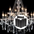 thumbnail image 2 of Milisten 6pcs Chandelier Lamp Base Sleeves Metal Candle Light Bulb Socket Covers Light Fixture, 2 of 5