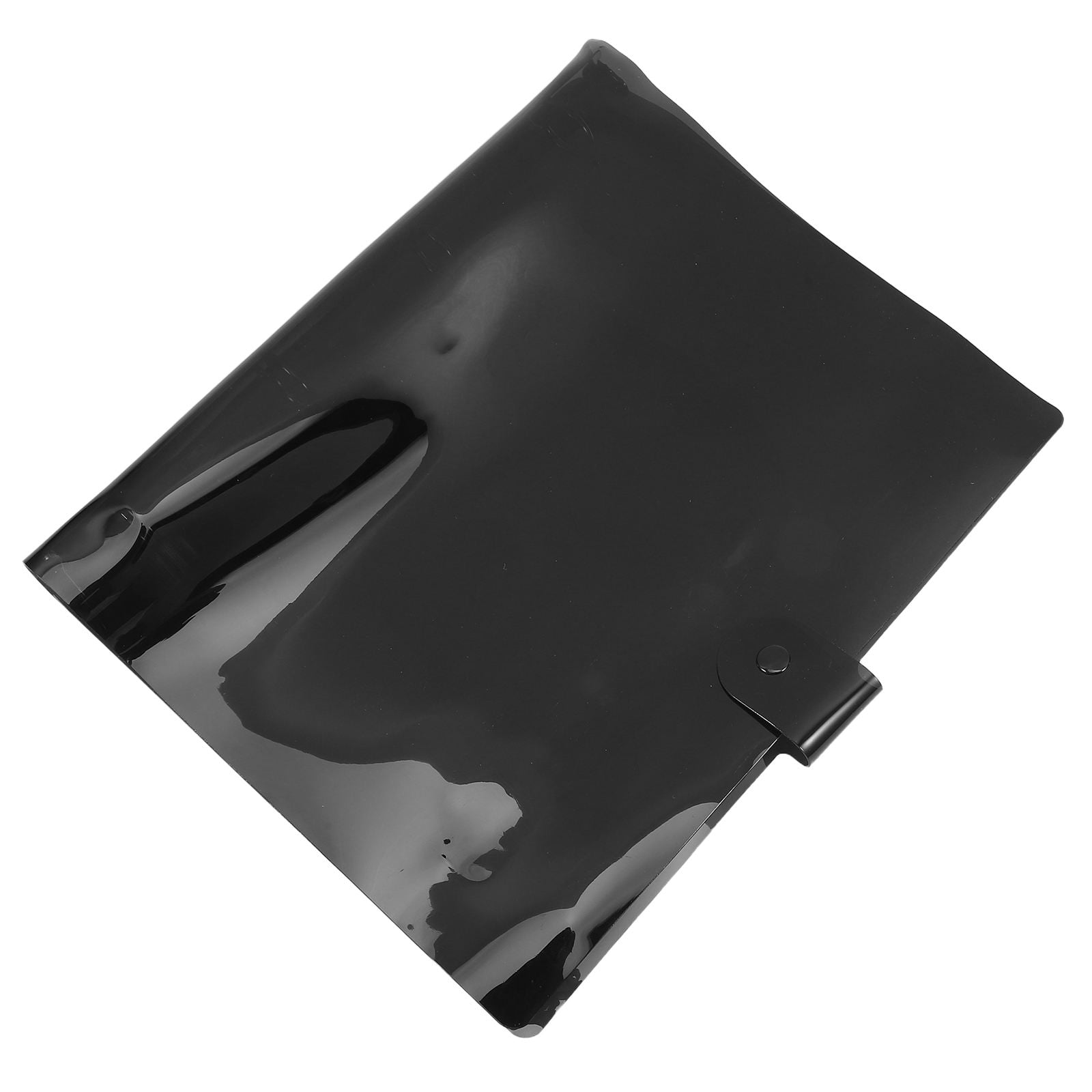 SOPOTUTU black soft pvc A4 4-hole binder Personal Binder Cover for Daily Planner Needs 1 Set