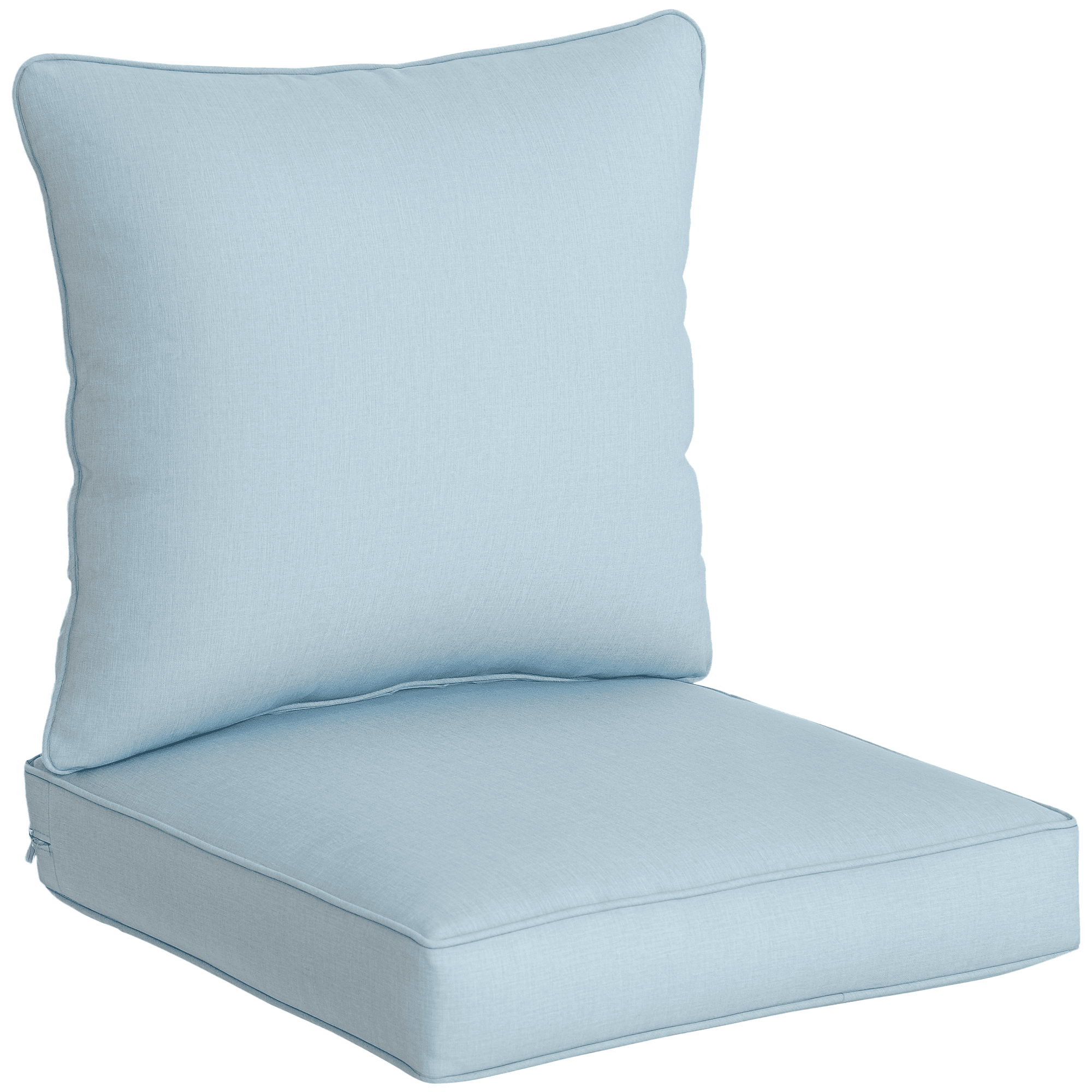 Outdoor Patio Chair Cushions Deep Seat Replacement Patio Cushions Set Blue